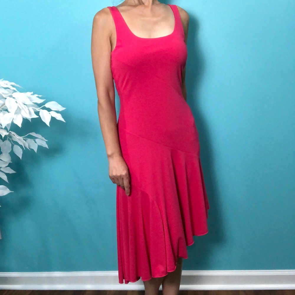 Express Sleeveless Asymmetrical Pink Dress - Picture 1 of 8